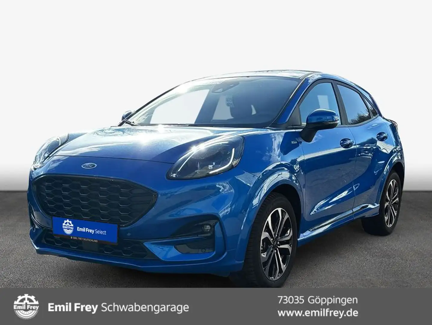Ford Puma 1.0 EcoBoost Hybrid Aut. ST-LINE *LED*NAVI* Bleu - 1