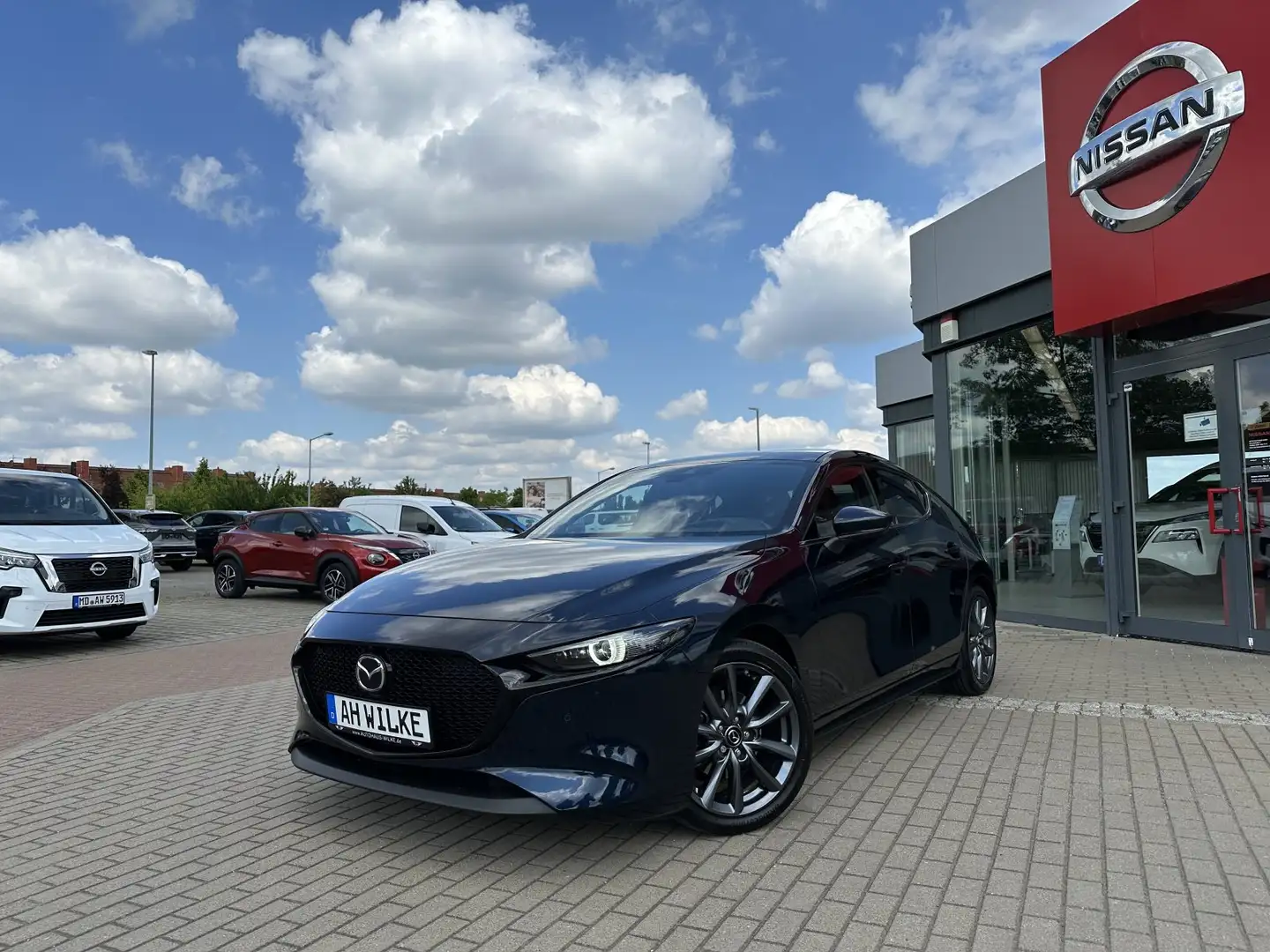 Mazda 3 M-Hybrid SELECTION/DESIGN/I-ACTIVESENSE Blauw - 1