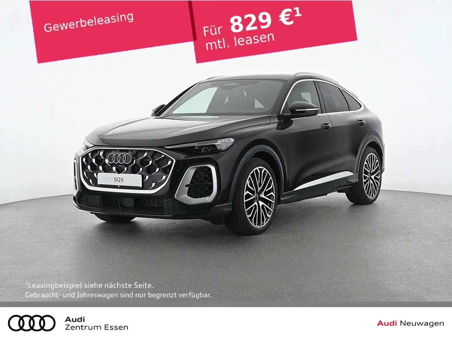 Audi SQ5 SPORTBACK TFSI TECH PRO LED NAVI PANO HuD Чорний - 1