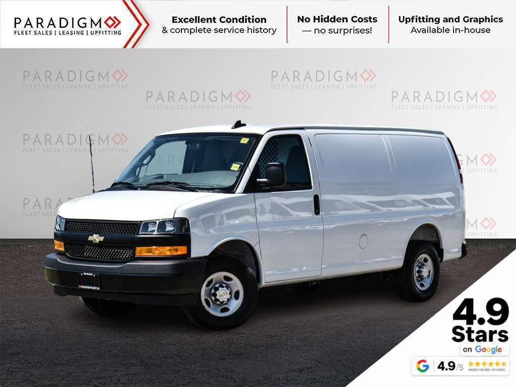 White 2025 Chevrolet Express Cargo Van Rear-Wheel Drive Automatic