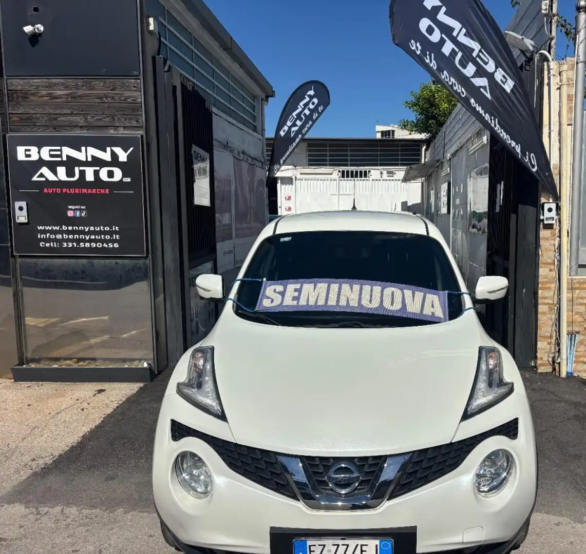 Nissan Juke 1.2 DIG-T 115 S&S N-Connecta Bianco - 1