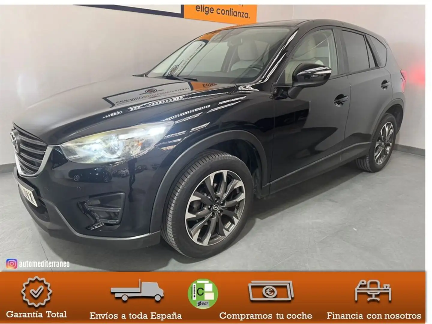 Mazda CX-5 2.2DE Luxury 4WD Zwart - 1