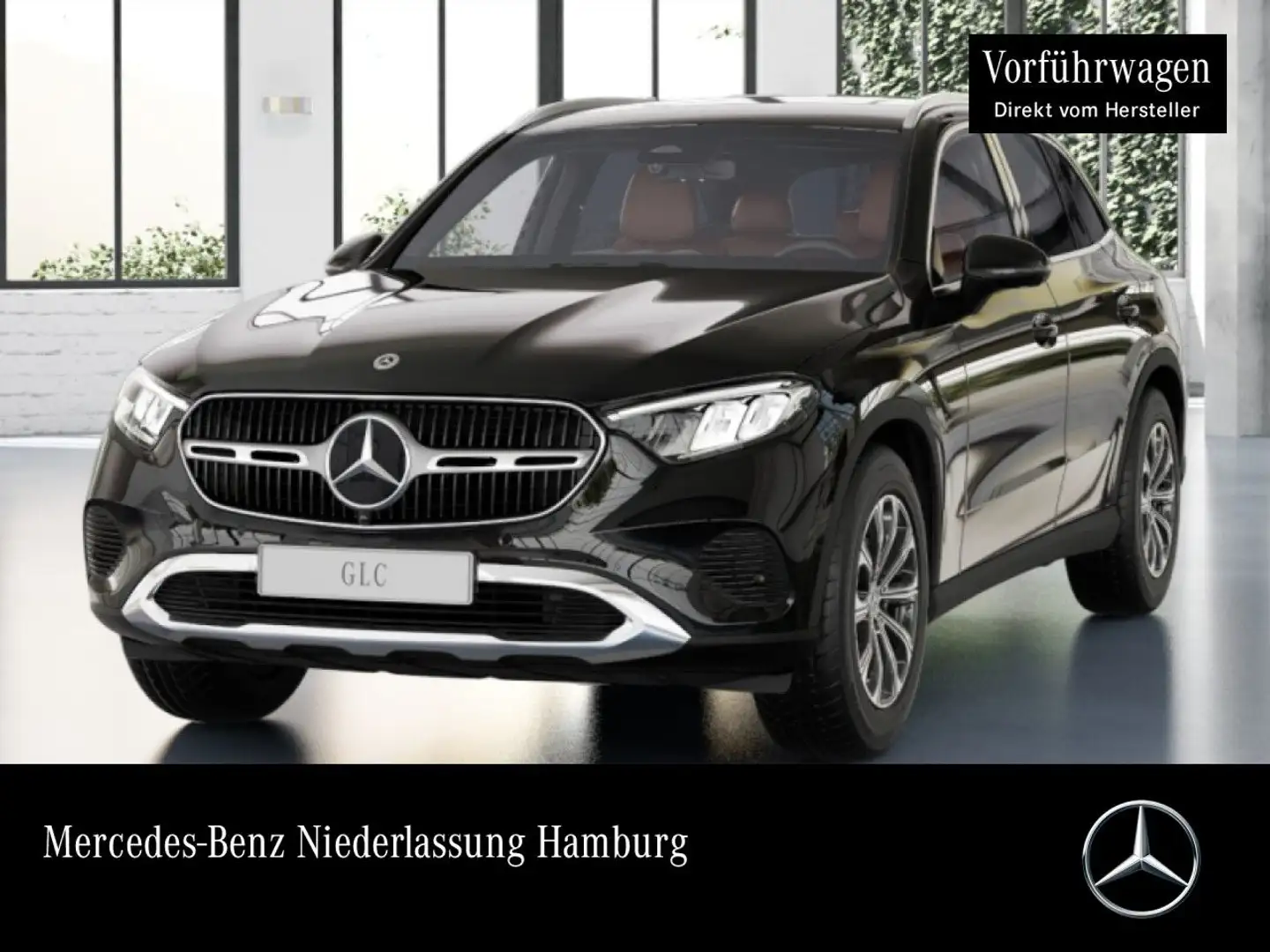Mercedes-Benz GLC 200 4M AVANTG+360+AHK+LED+TOTW+KEYLESS+9G Schwarz - 1