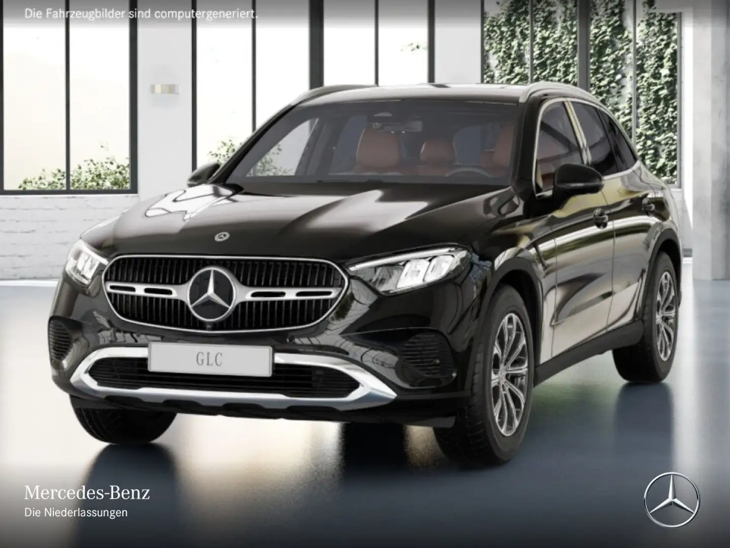Mercedes-Benz GLC 200 4M AVANTG+360+AHK+LED+TOTW+KEYLESS+9G Schwarz - 2