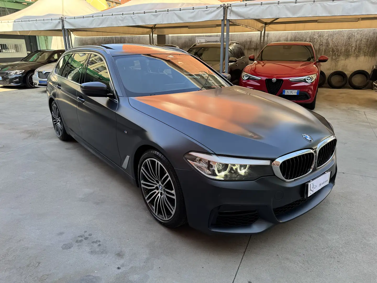 BMW 520 520d Touring xdrive Msport auto Gris - 2