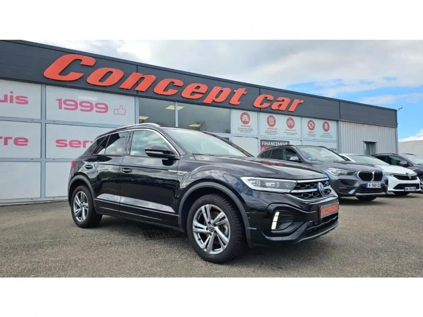 Volkswagen T-Roc R-LINE 2.0 TDI 150cv DSG7 + SIEGE ERGOACTIVE CHAUF Noir - 1