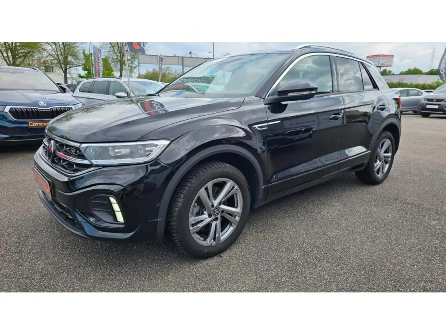 Volkswagen T-Roc R-LINE 2.0 TDI 150cv DSG7 + SIEGE ERGOACTIVE CHAUF Noir - 2