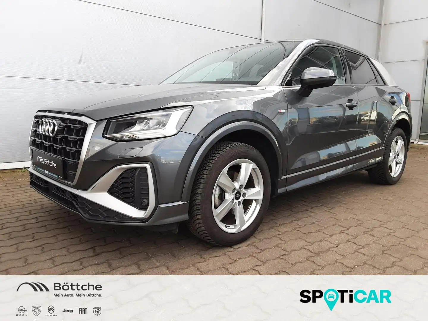 Audi Q2 30 TFSI S line 1.0 TFSI Allw/LED/Navi/Shz/Klima/As Grau - 1