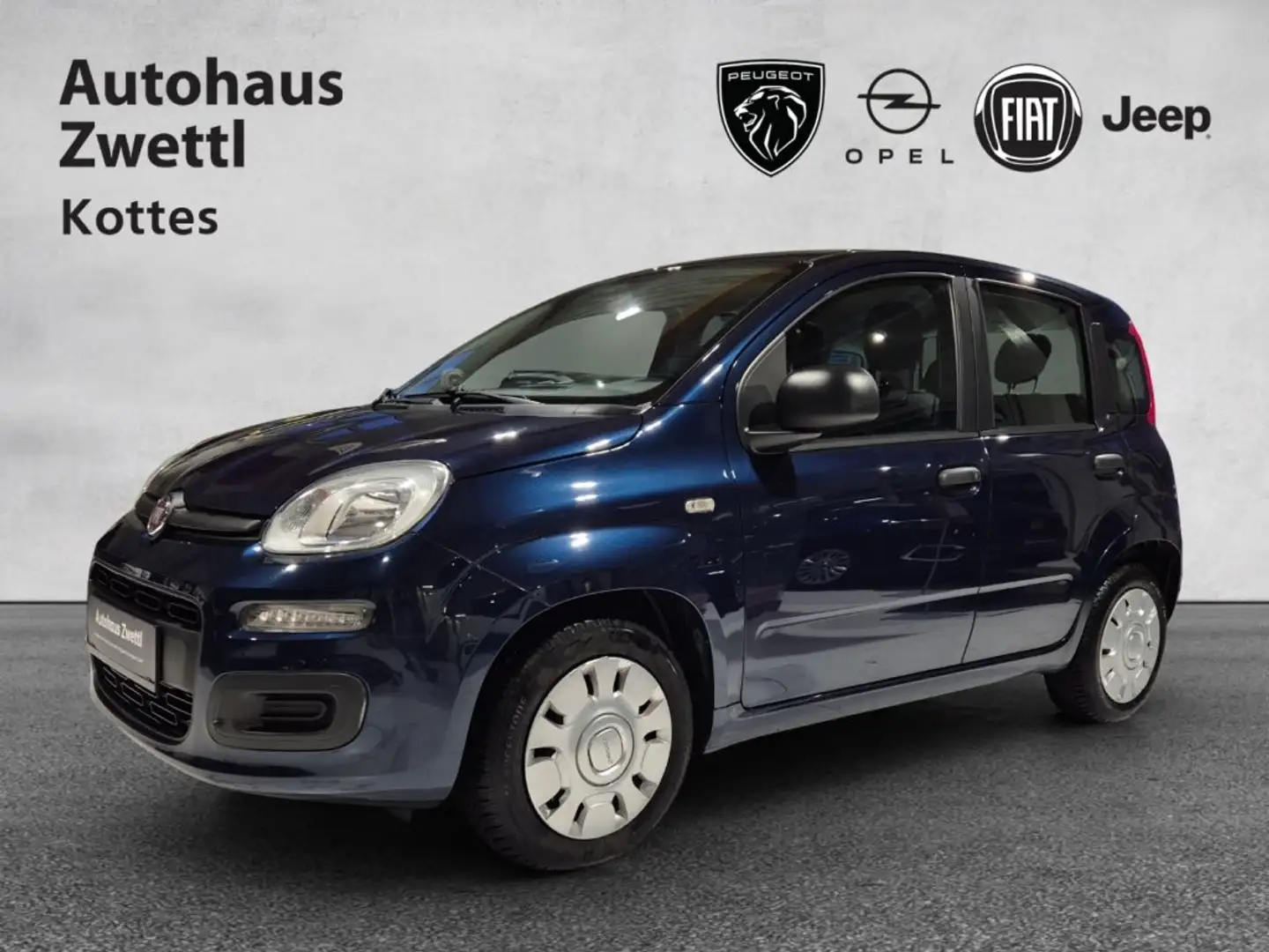 Fiat Panda 1,2 69 Easy Blau - 1