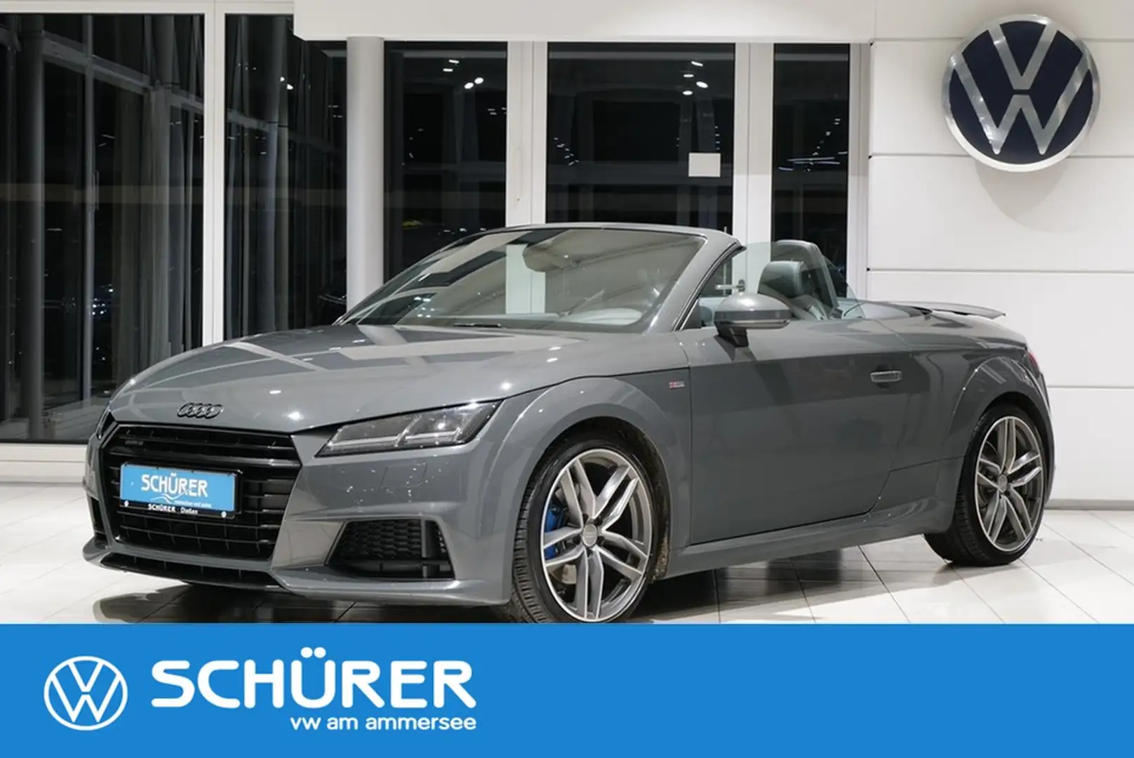 Audi TT Roadster 2.0 TFSI quattro S-Line RKam Bang&Ol K... Gris - 1