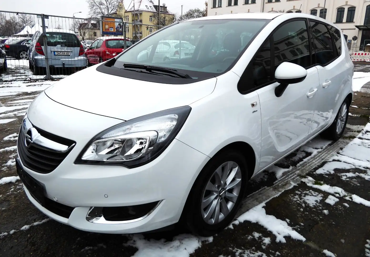 Opel Meriva Drive Klima,Alu,PDC,Tempom,BC, Sitzh.,Eu6 Weiß - 1