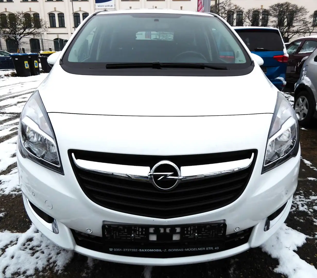Opel Meriva Drive Klima,Alu,PDC,Tempom,BC, Sitzh.,Eu6 Weiß - 2