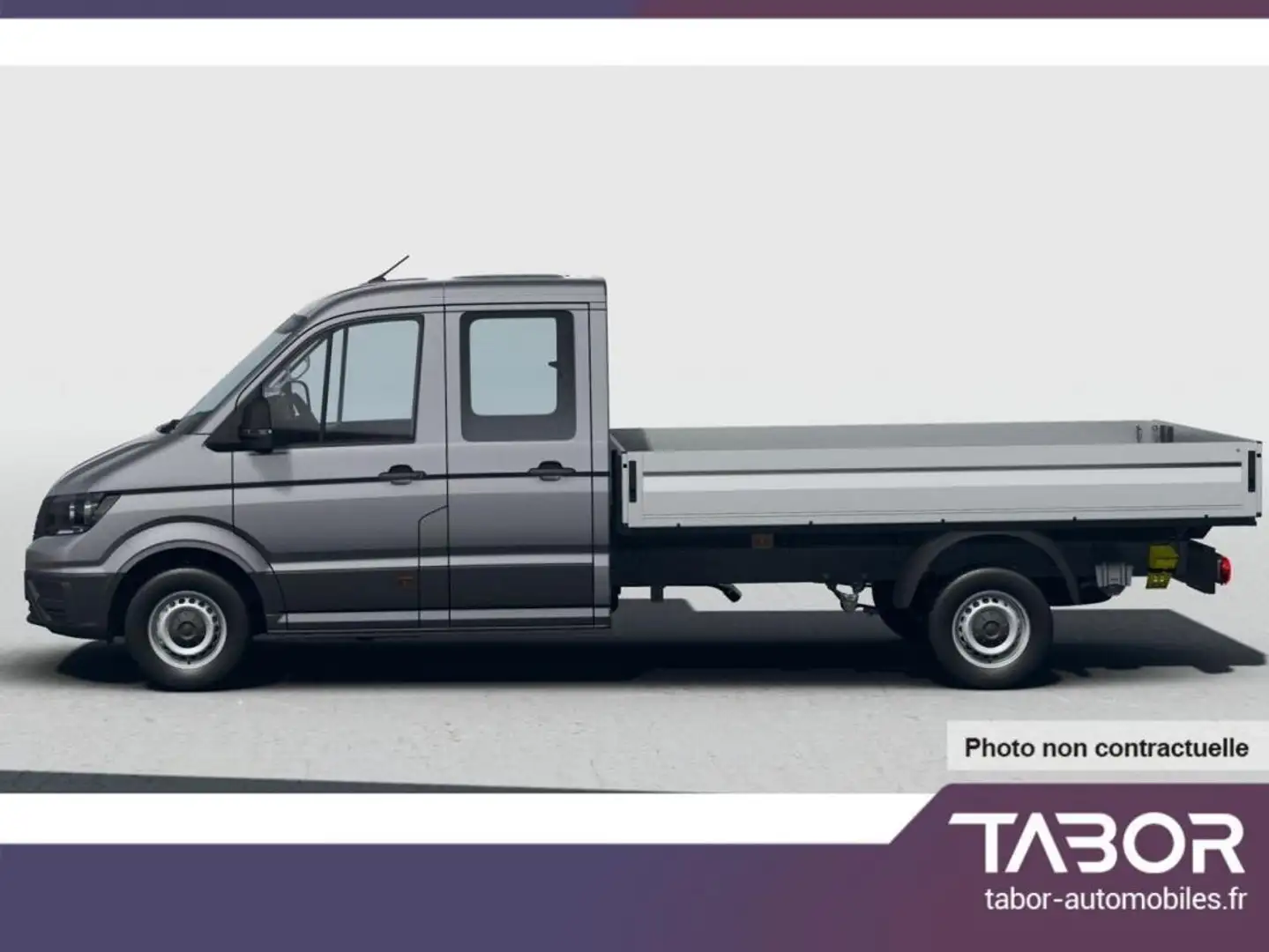 Volkswagen Crafter Pritsche DoKa 35 2.0 TDI 177 Grijs - 2