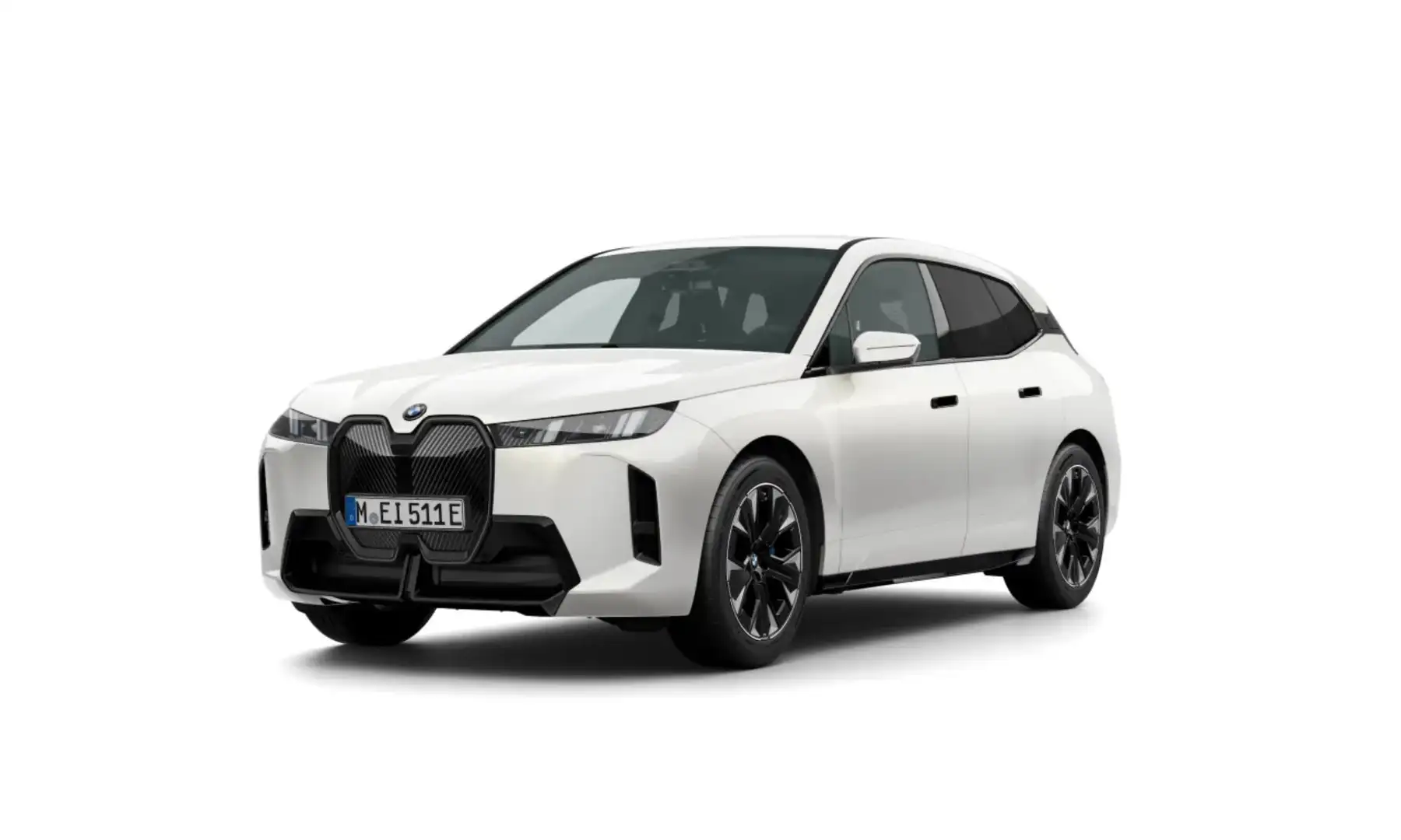 BMW iX xDrive45 Weiß - 1