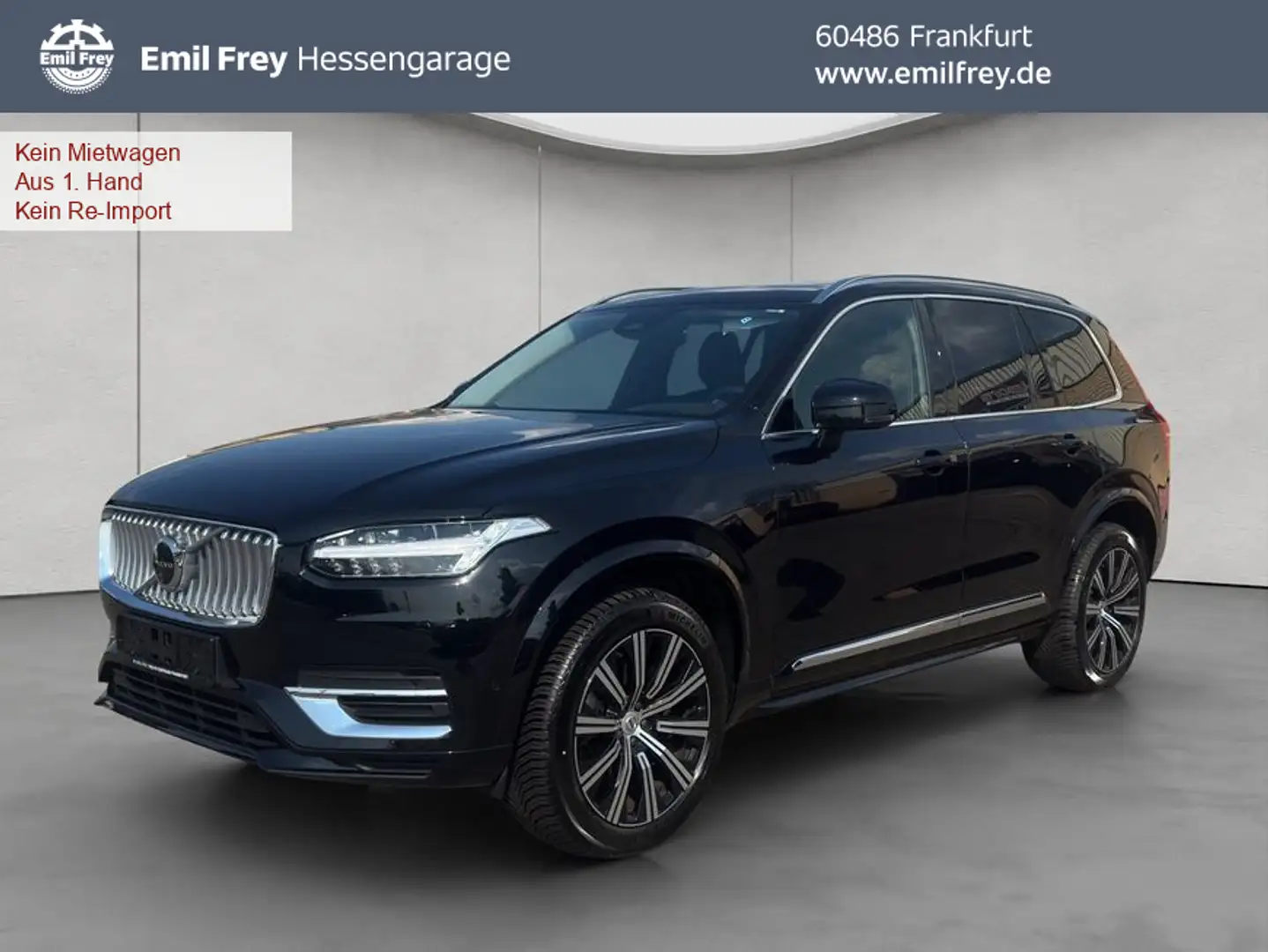 Volvo XC90 XC90 B5 AWD Plus-Bright 7S Glasd Standh 360° AHK Schwarz - 1