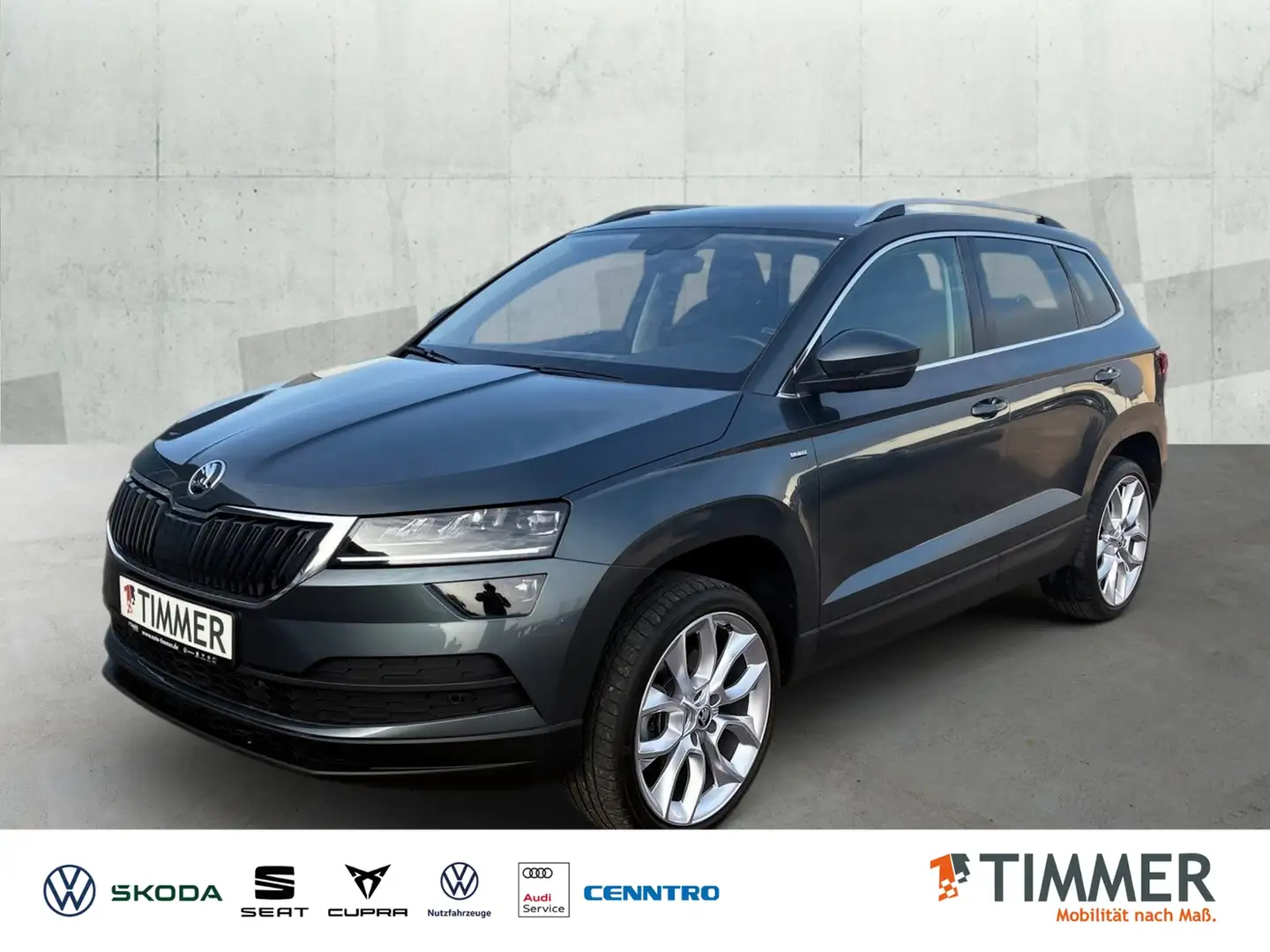 Skoda Karoq 1.5 TSI DSG CLEVER *AHK *LED *TEMPO *NAVI *SHZ *1 Gris - 1