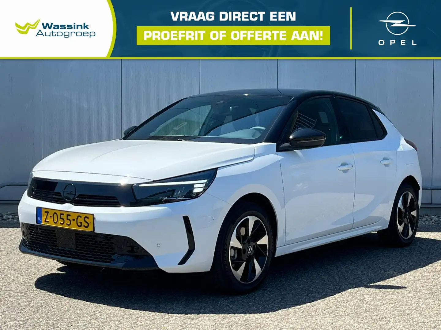 Opel Corsa-e Electric 51kWh 156pk GS | Navigatie | Parkeercamer Wit - 1