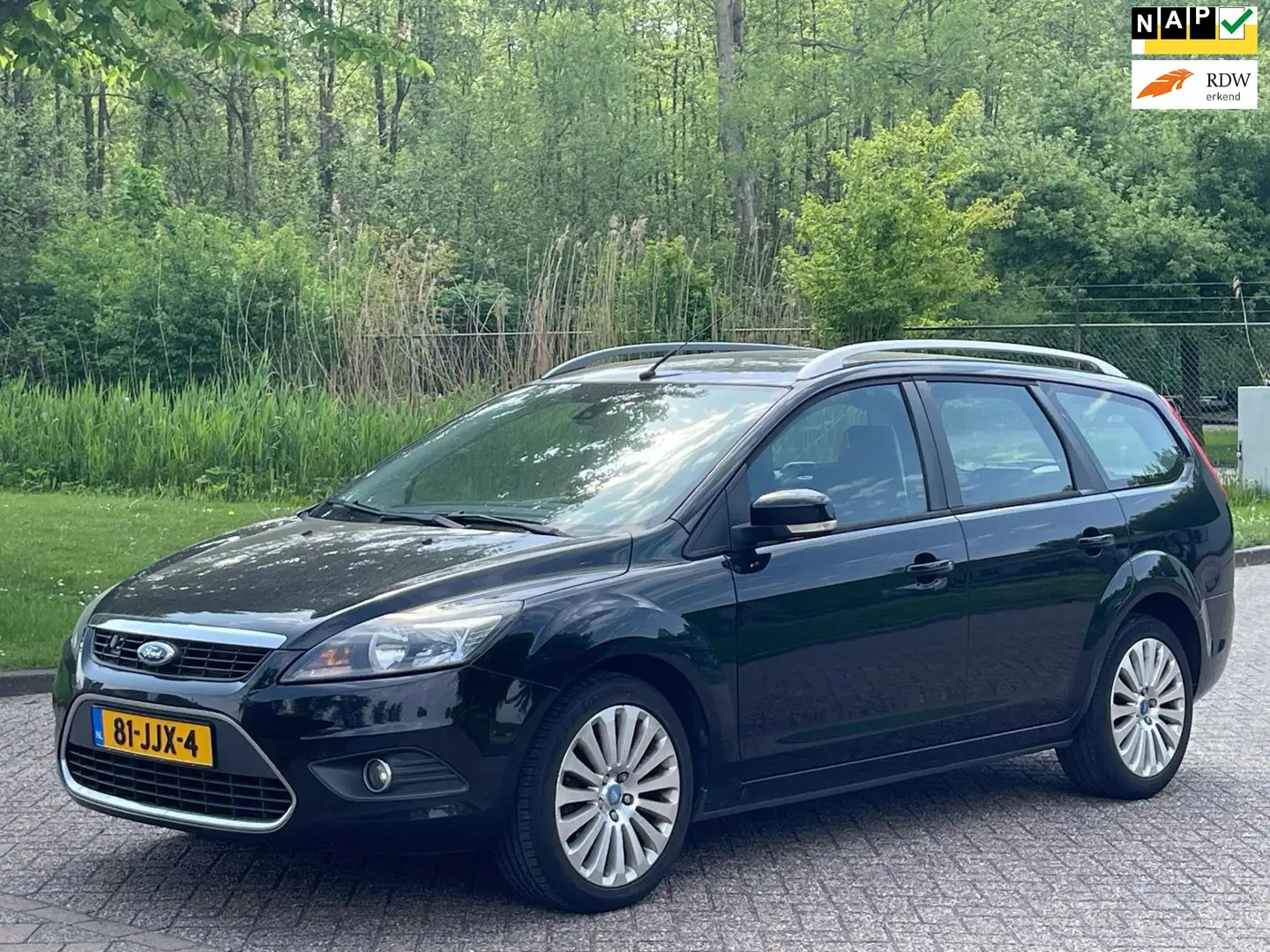 Ford Focus Wagon 1.8 Titanium Flexi Fuel/EERSTE EIG/AIRCO/CRU Negro - 1