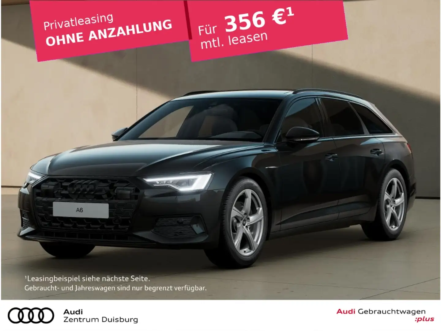 Audi A6 Avant 35 TDI advanced Zwart - 1