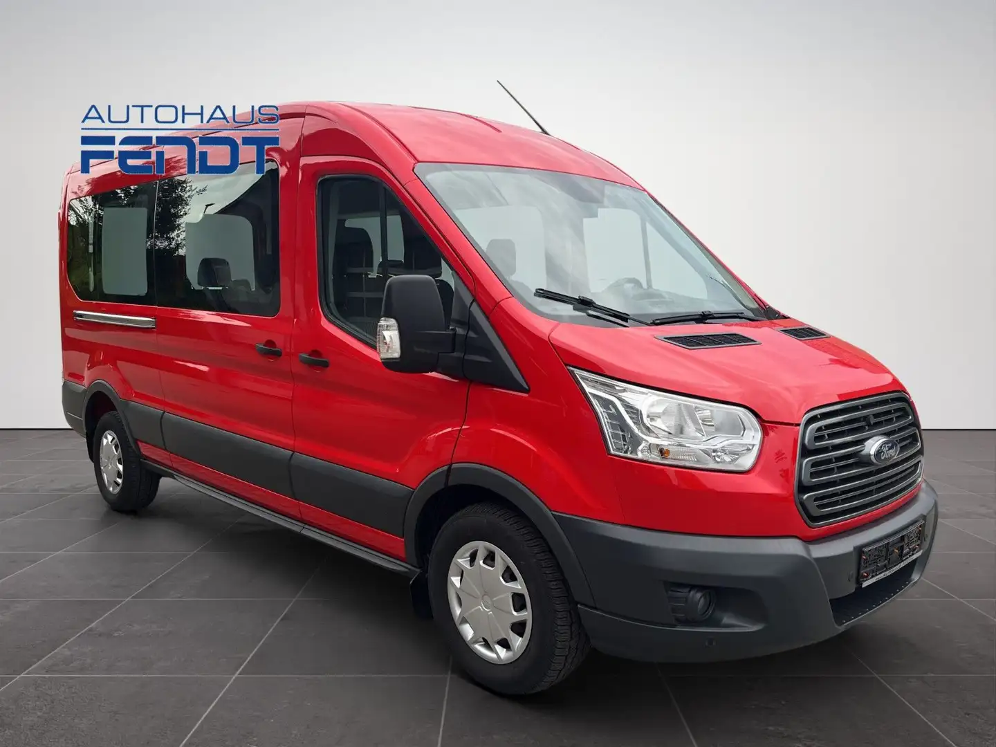 Ford Transit Kombi 350 L3H2 Standheizung Klima hinten Rot - 2