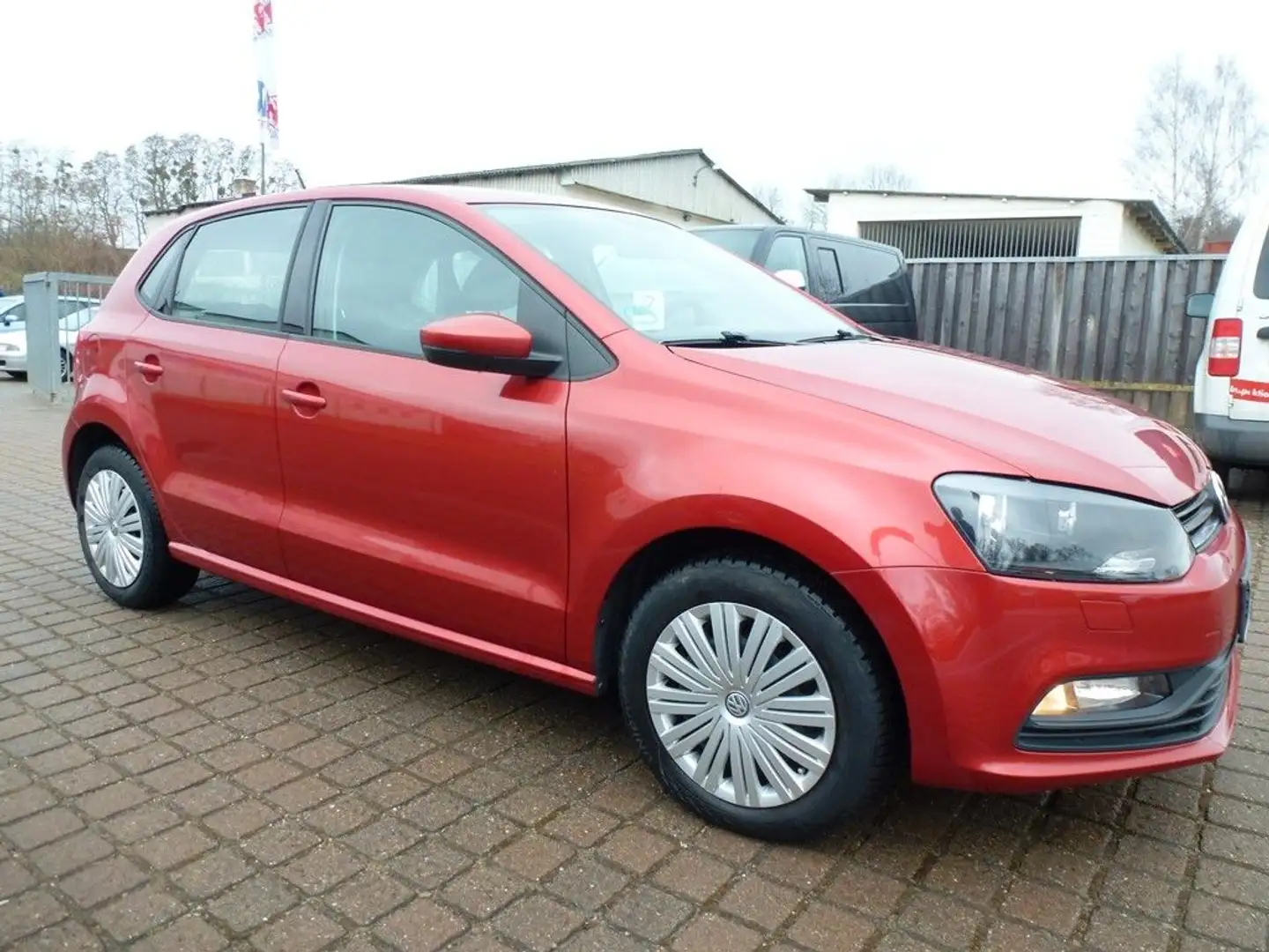 Volkswagen Polo V Trendline BMT/Start-Stopp TOP ZUSTAND !!! Rojo - 1