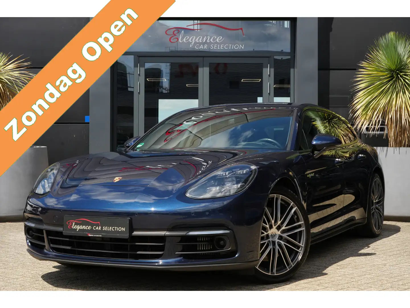 Porsche Panamera Sport Turismo 2.9 4 E-Hybrid 470pk Stoelverwarming Blauw - 1