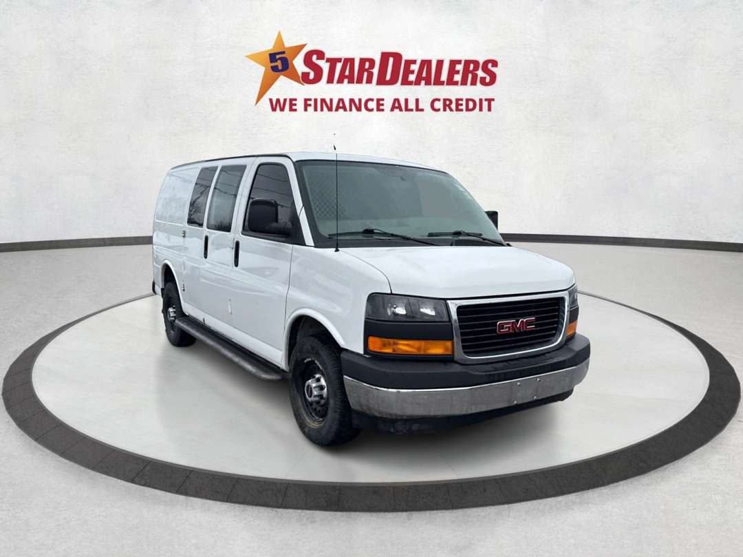 White 2017 GMC Savana Cargo 2500 RWD Van Rear-Wheel Drive Automatic