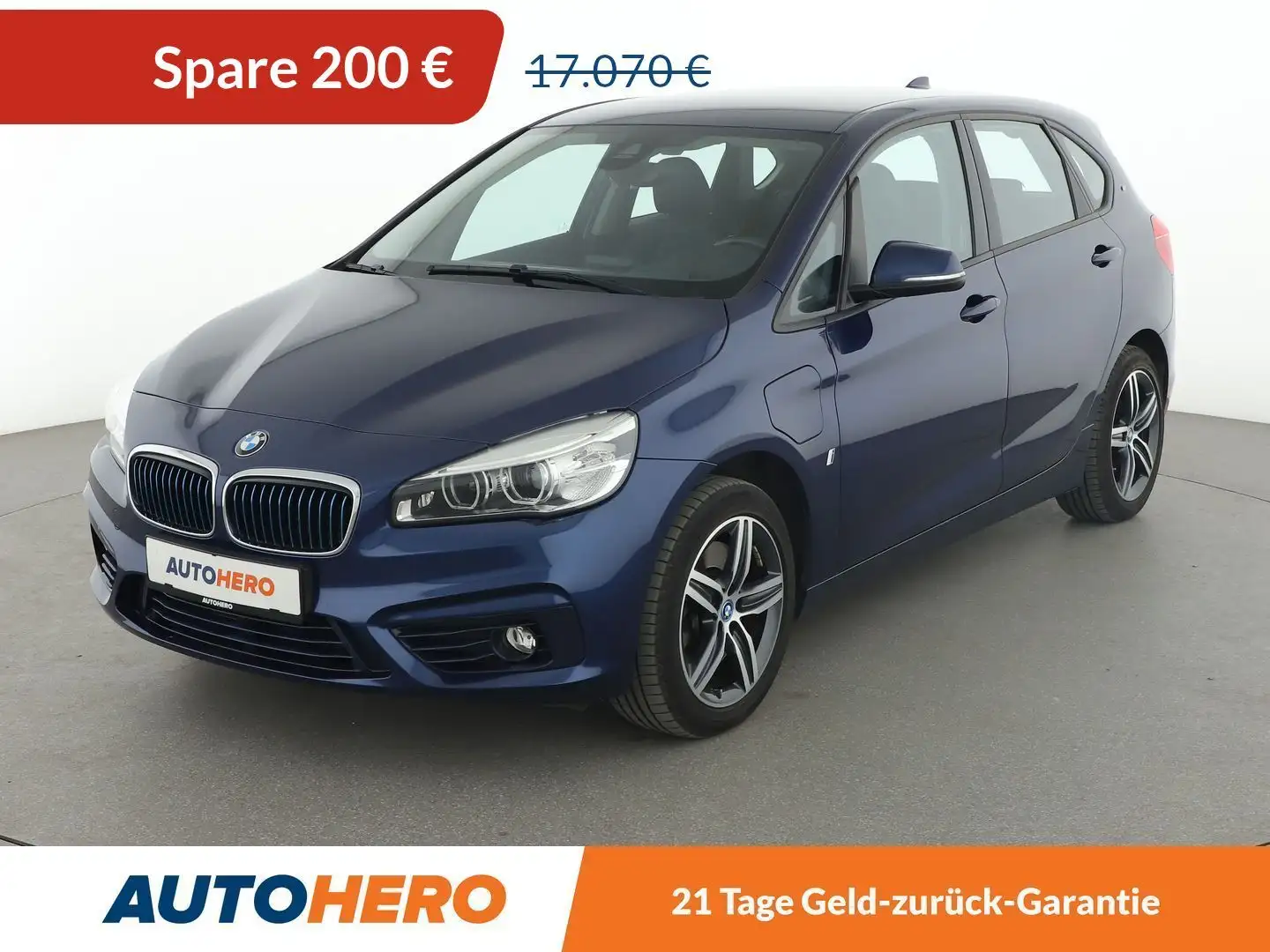 BMW 225 225xe Active Tourer Sport Line Aut.*NAVI*ACC*PDC* Blau - 1