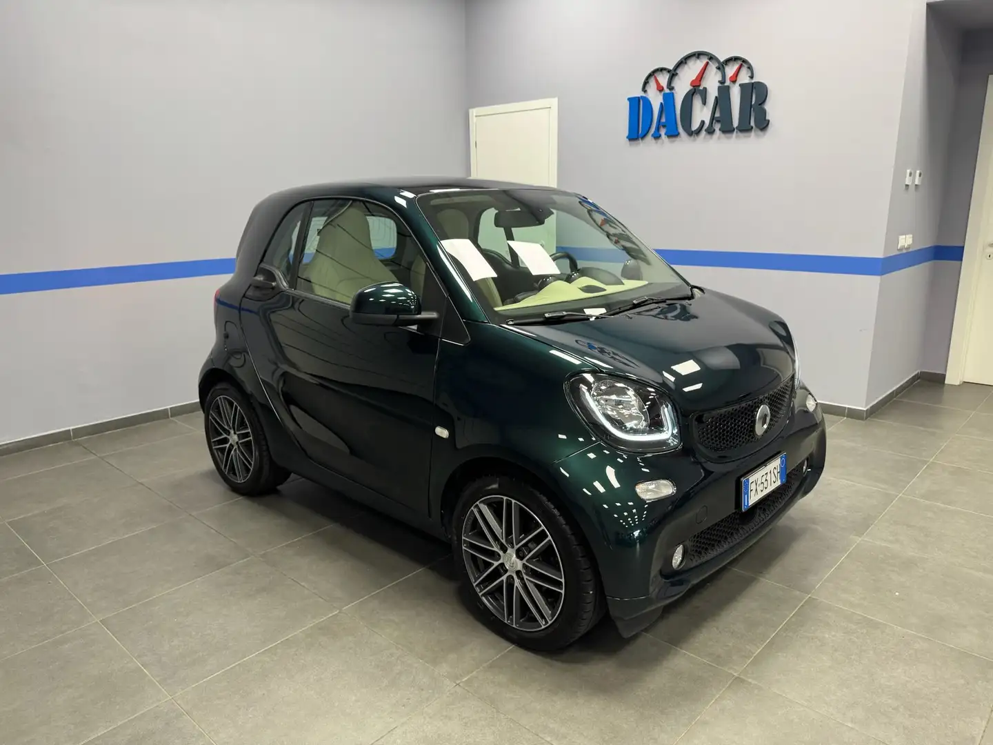 smart forTwo Fortwo 0.9 T BRITISH GREEN Brabus Style 90cv Verde - 1