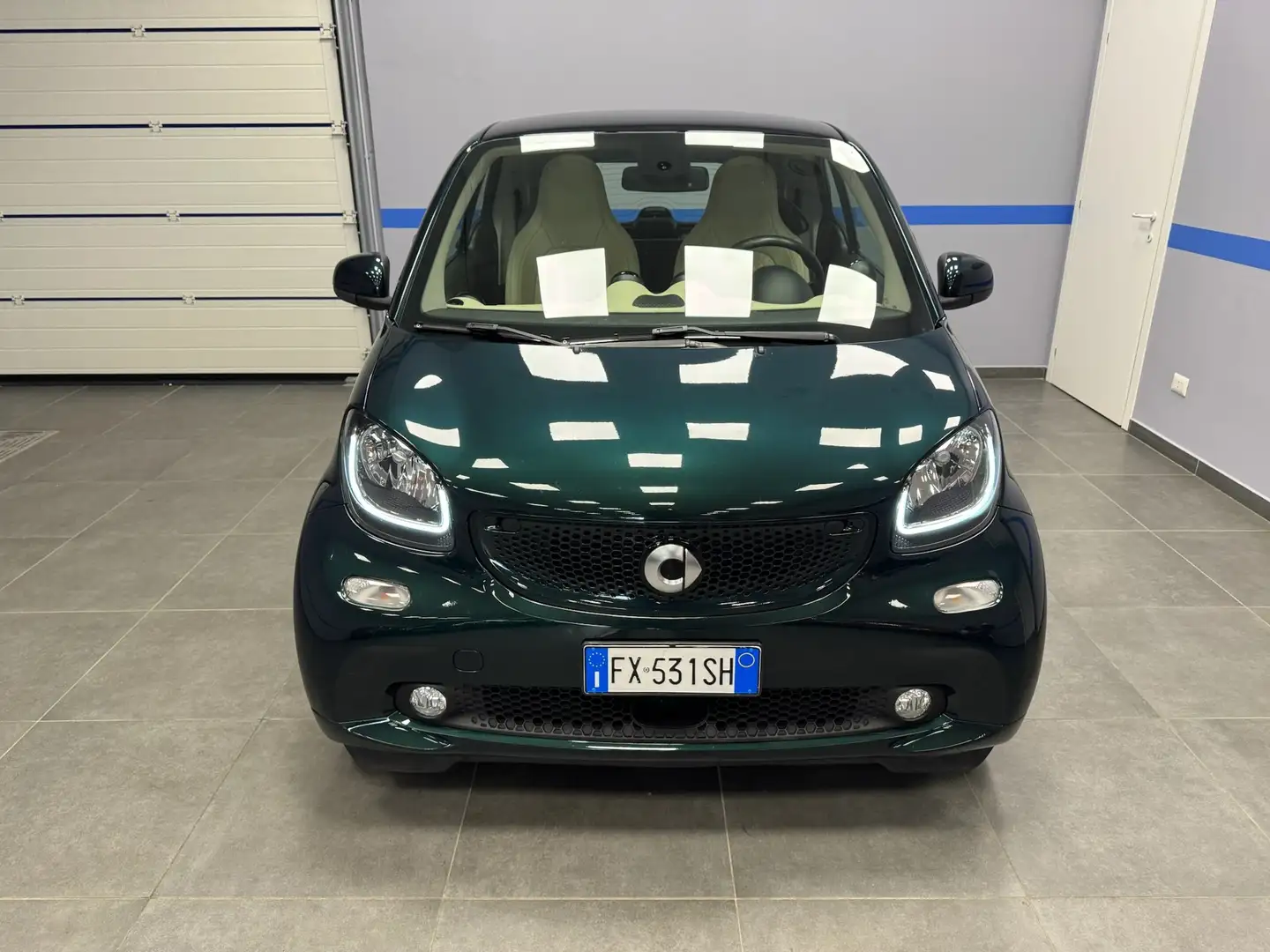 smart forTwo Fortwo 0.9 T BRITISH GREEN Brabus Style 90cv Verde - 2