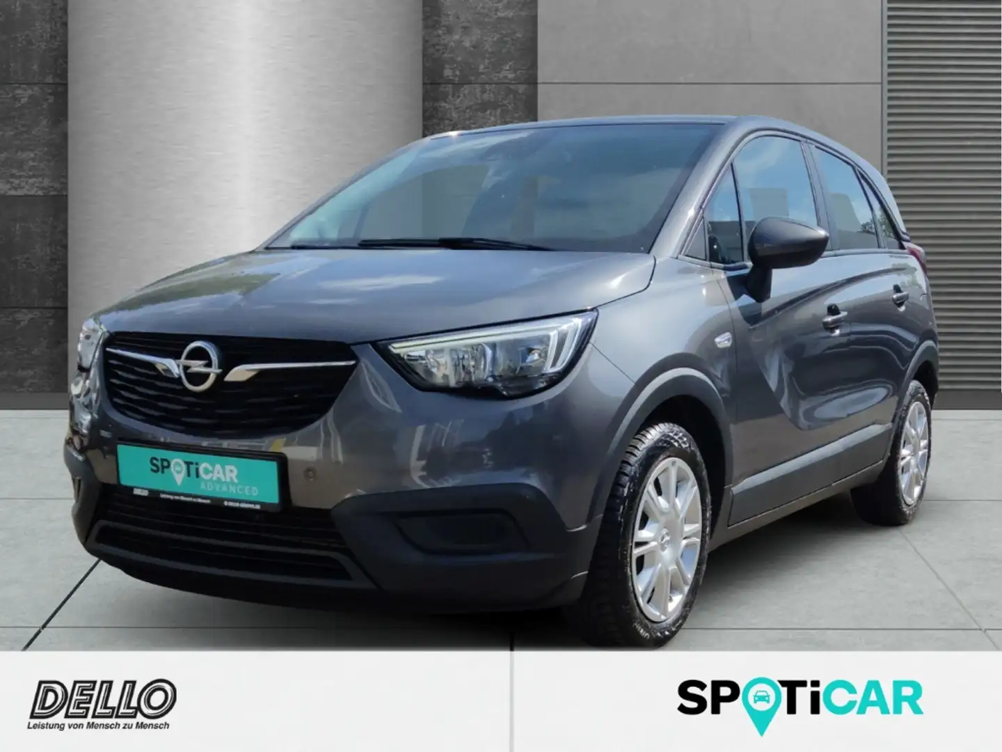 Opel Crossland X Edition 1.2 SHZ+LHZ+Allwetter+WSS beh. Gris - 1
