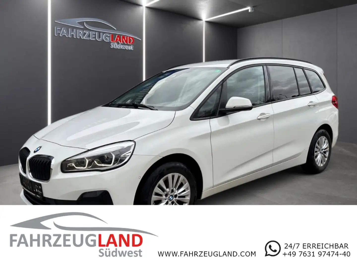 BMW 218 Gran Tourer Advantage Business-Paket 7 Sitzer AHK- Blanc - 1