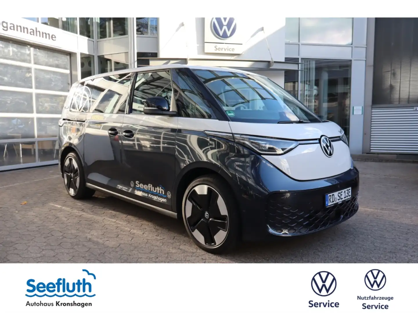 Volkswagen ID. Buzz 150KW Pro AHK RFK Navi LED-Matrix ACC Blauw - 1