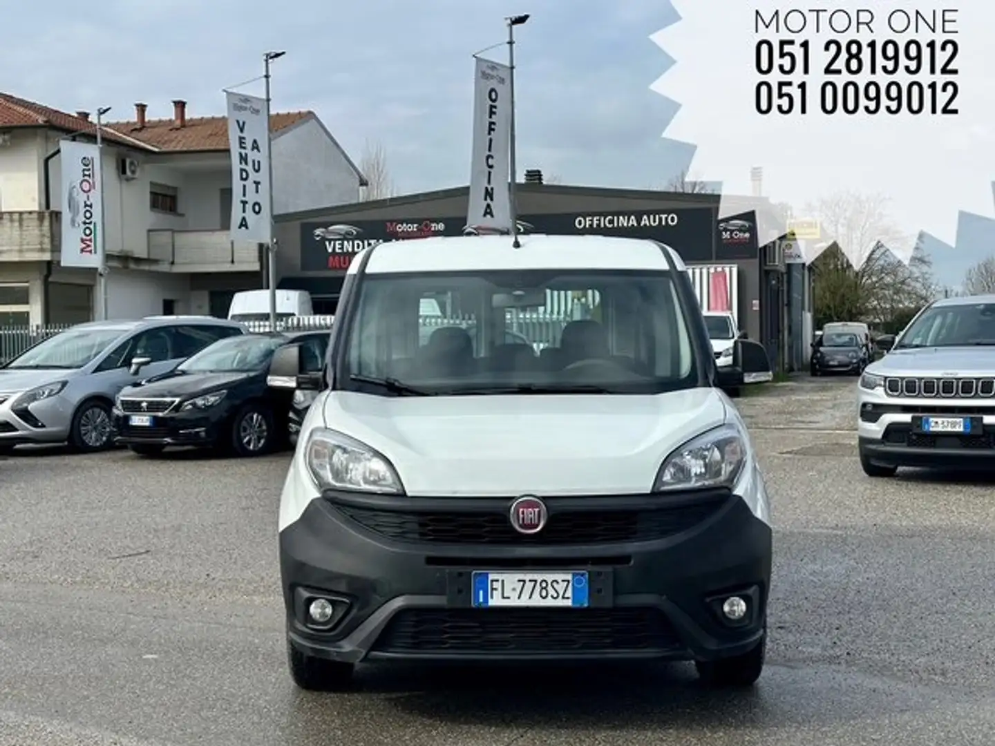 Fiat Doblo AUTOCARRO 5 POSTI 1.3 Mijet 95CV Bianco - 2