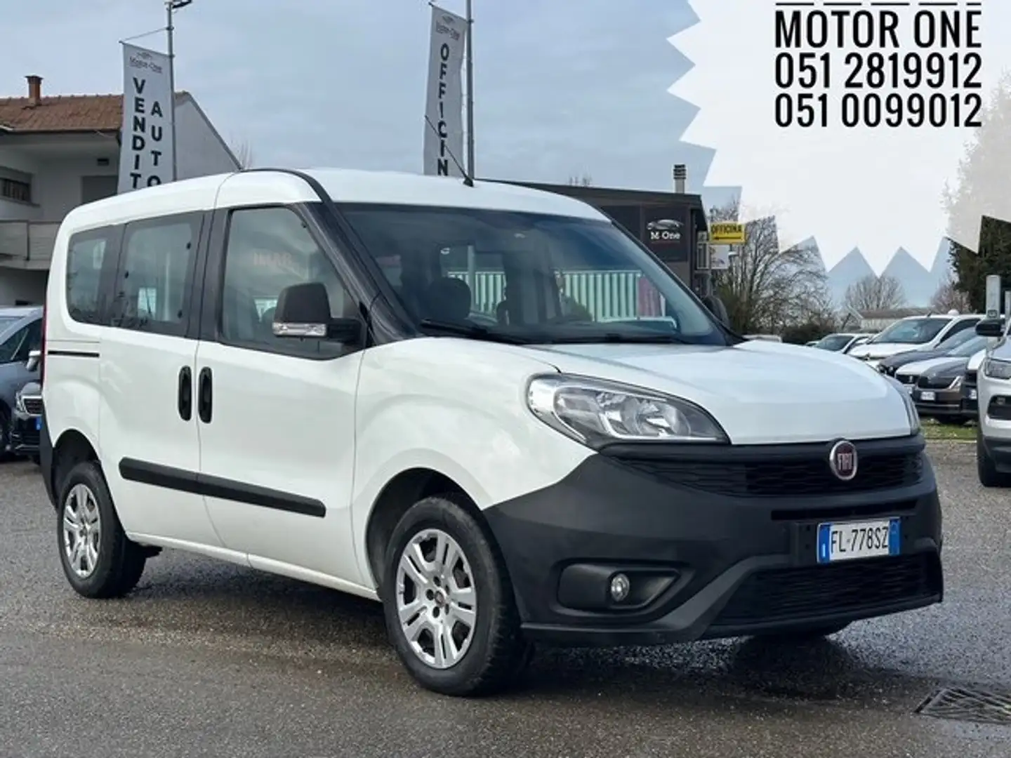 Fiat Doblo AUTOCARRO 5 POSTI 1.3 Mijet 95CV Bianco - 1