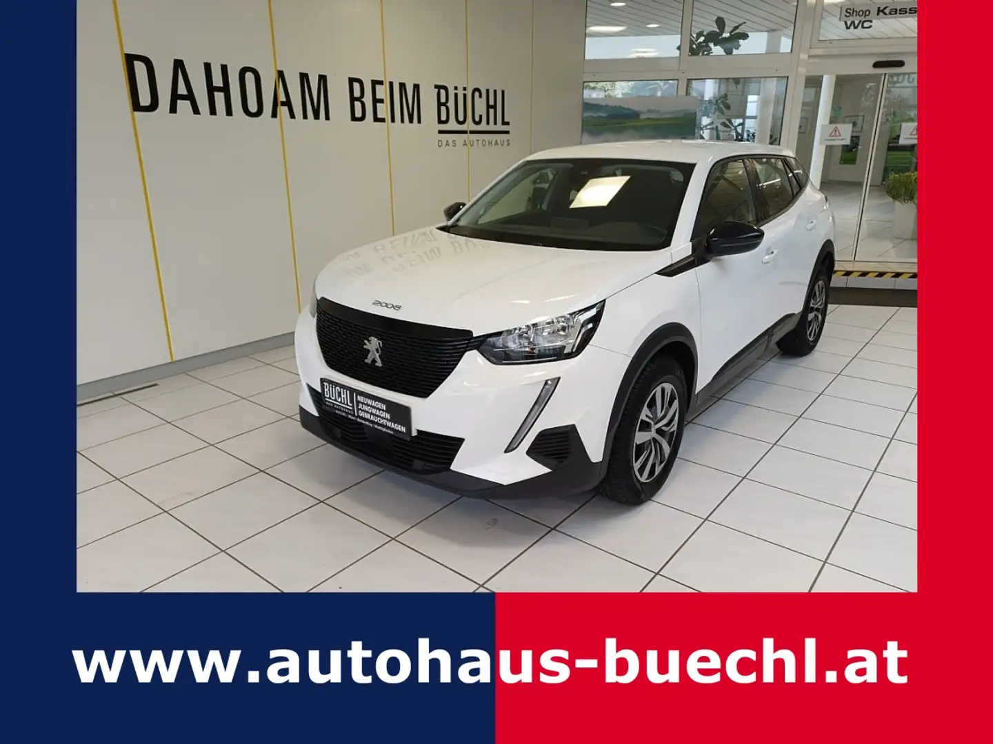 Peugeot 2008 BlueHDi 110 S&S Active 6-Gang-Manuell Weiß - 1