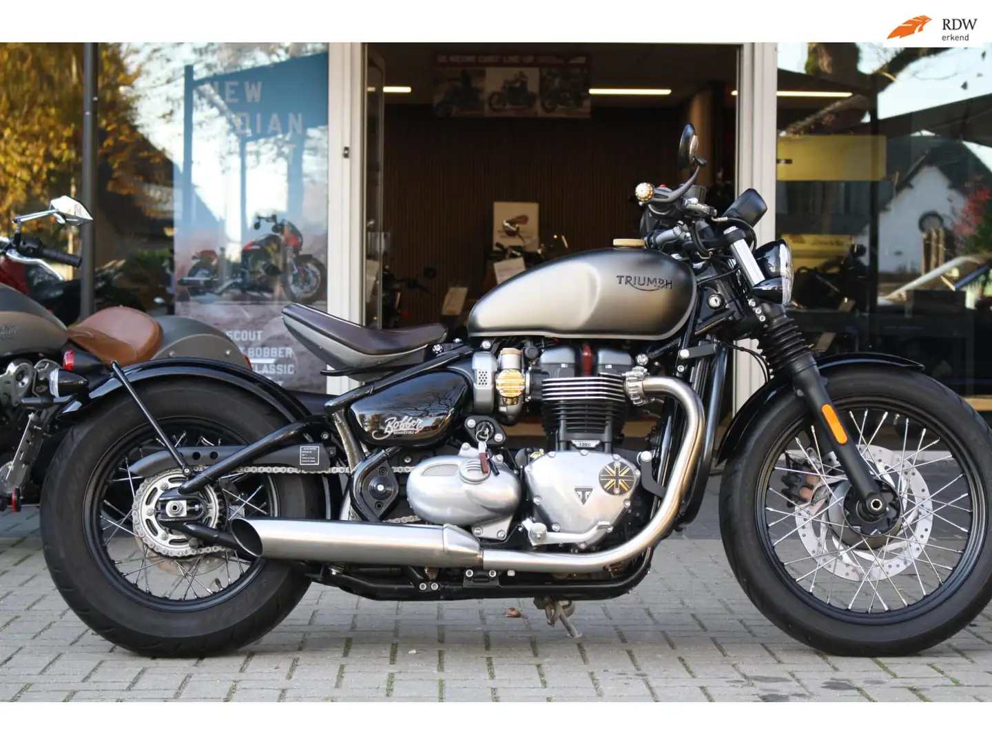 Triumph Bonneville Bobber ,Inruil Mogelijk , Nieuwstaat! - 1