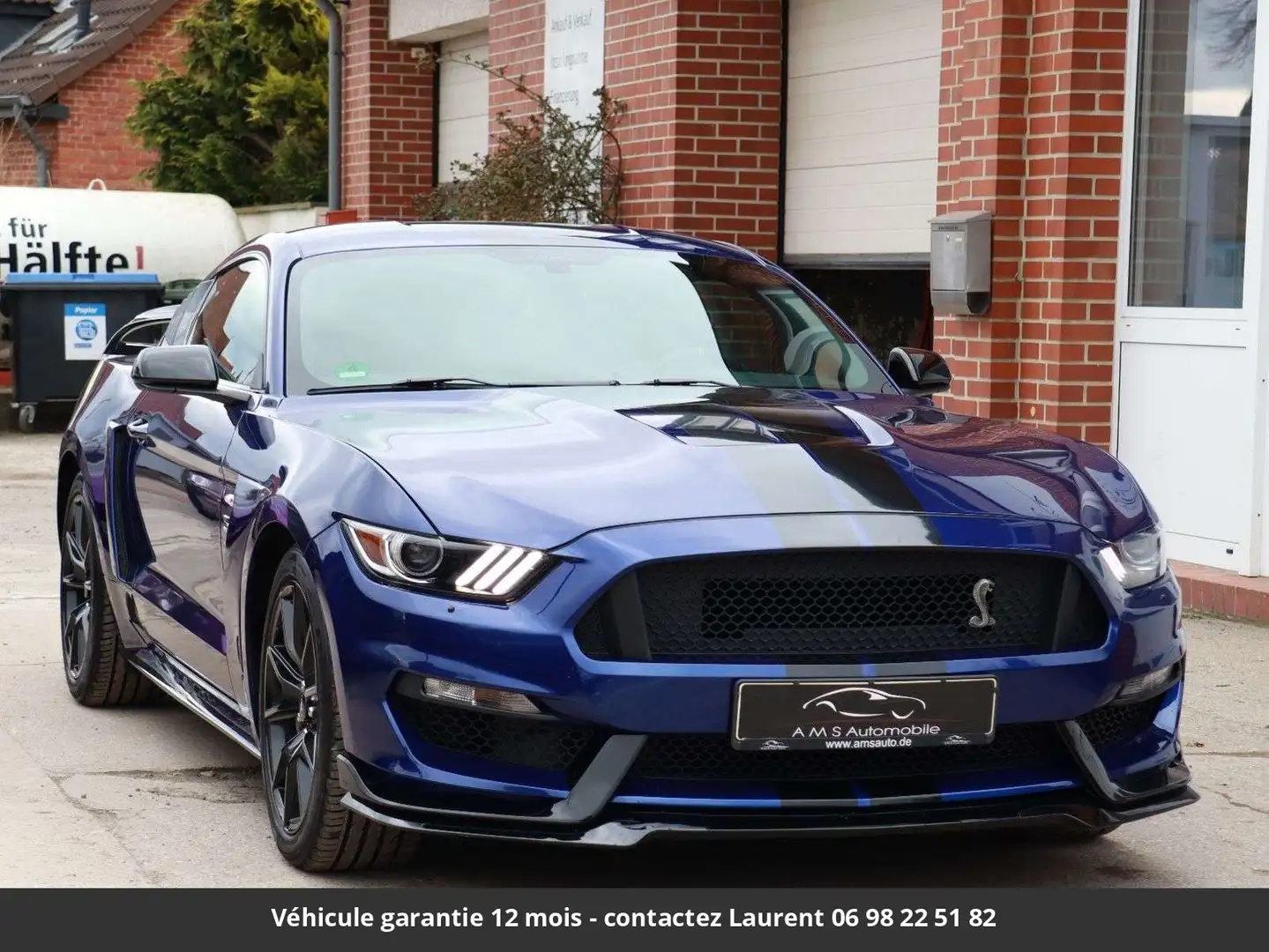 Ford Mustang 5.0 Mustang GT Autom. Hors homologation 4500e Bleu - 2