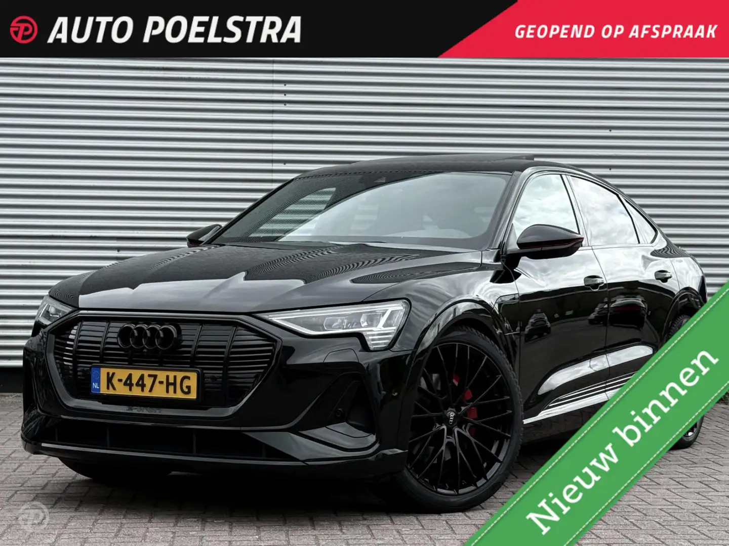 Audi e-tron Sportback 55 quattro S edition 95 kWh 408 PK S-Lin Zwart - 1