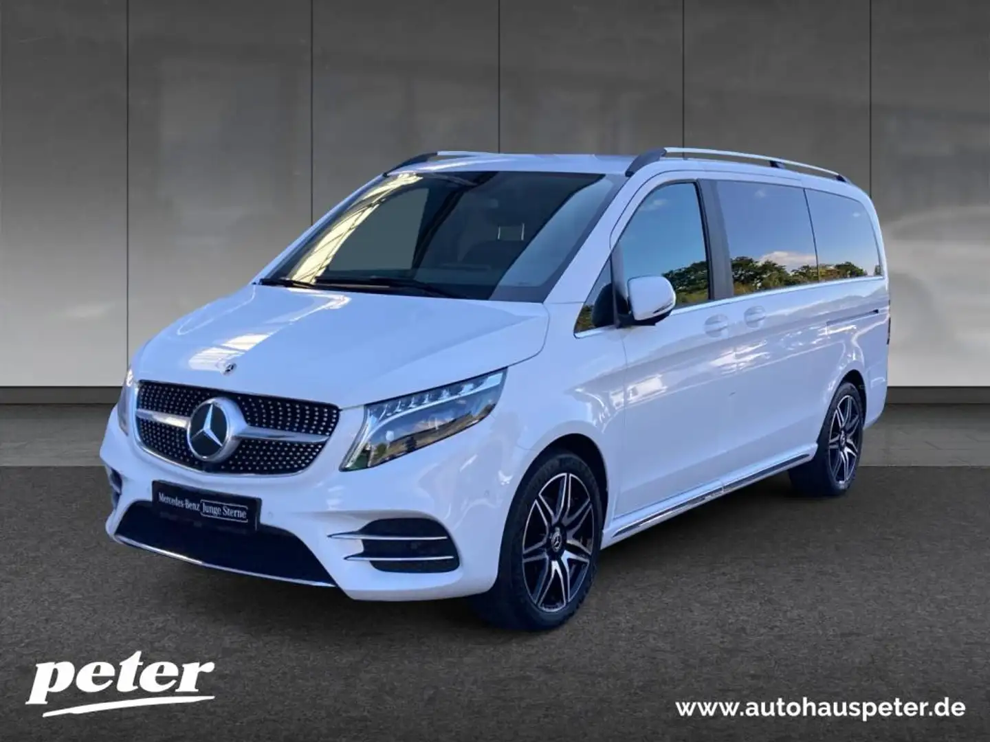 Mercedes-Benz V 300 d AVANTGARDE Lang Airmatic/360°/LED/2.5tAHK Blanc - 1