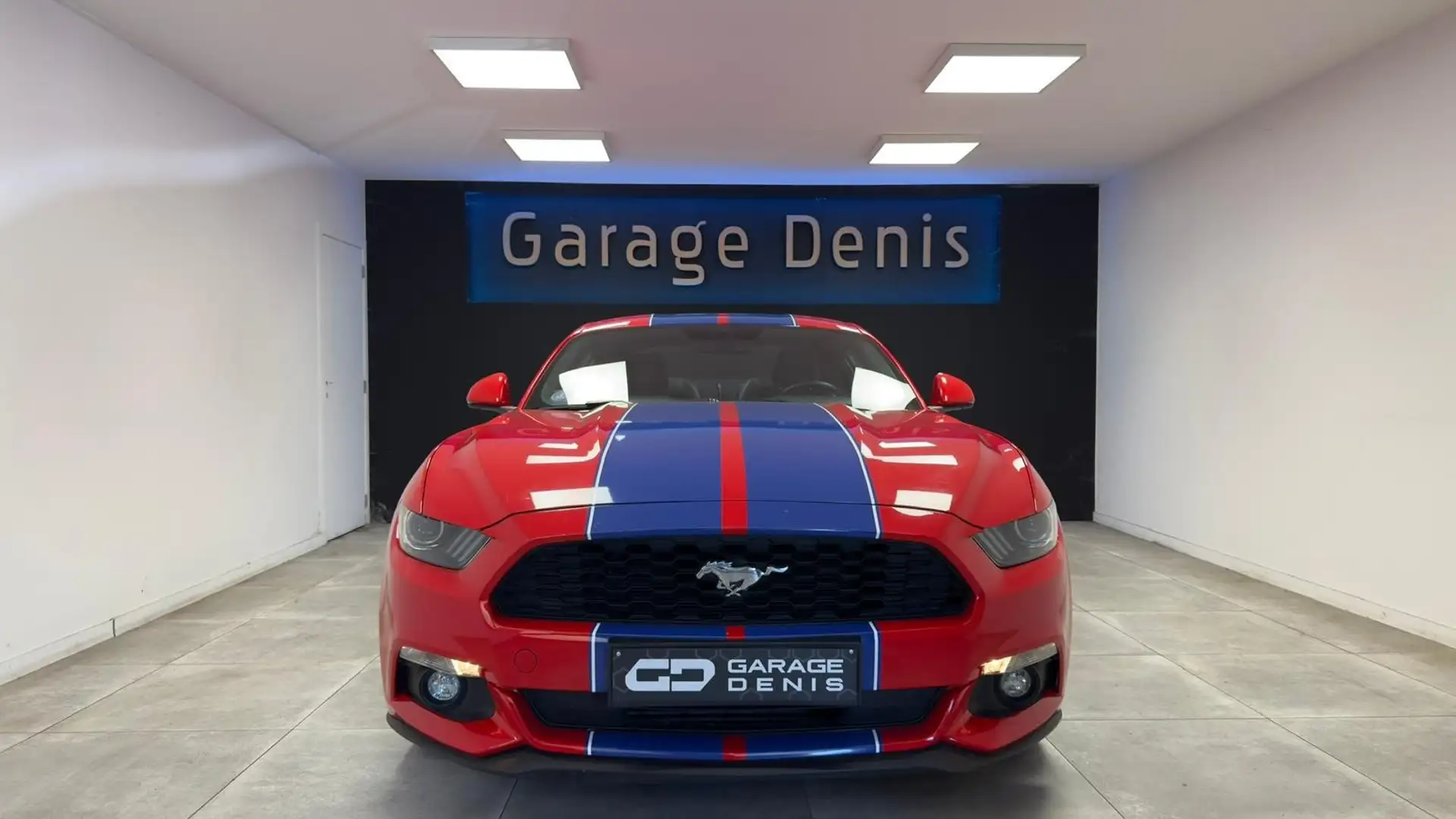 Ford Mustang 2.3 EcoBoost*BOITE-AUTO*GPS*CUIR*LED*GARANTIE* Rood - 2