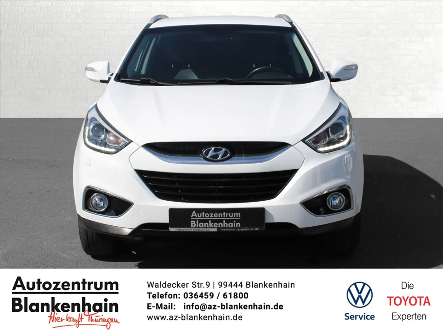 Hyundai iX35 2,0 Style 4x4 Navi*Leder*Tempomat Bílá - 2