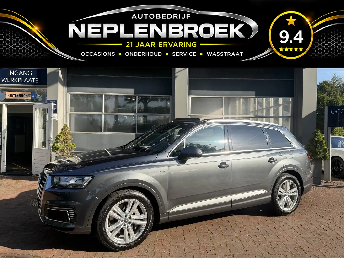 Audi Q7 e-tron 3.0 TDI quattro Sport S-Line | LED Matrix | Leder Grau - 1