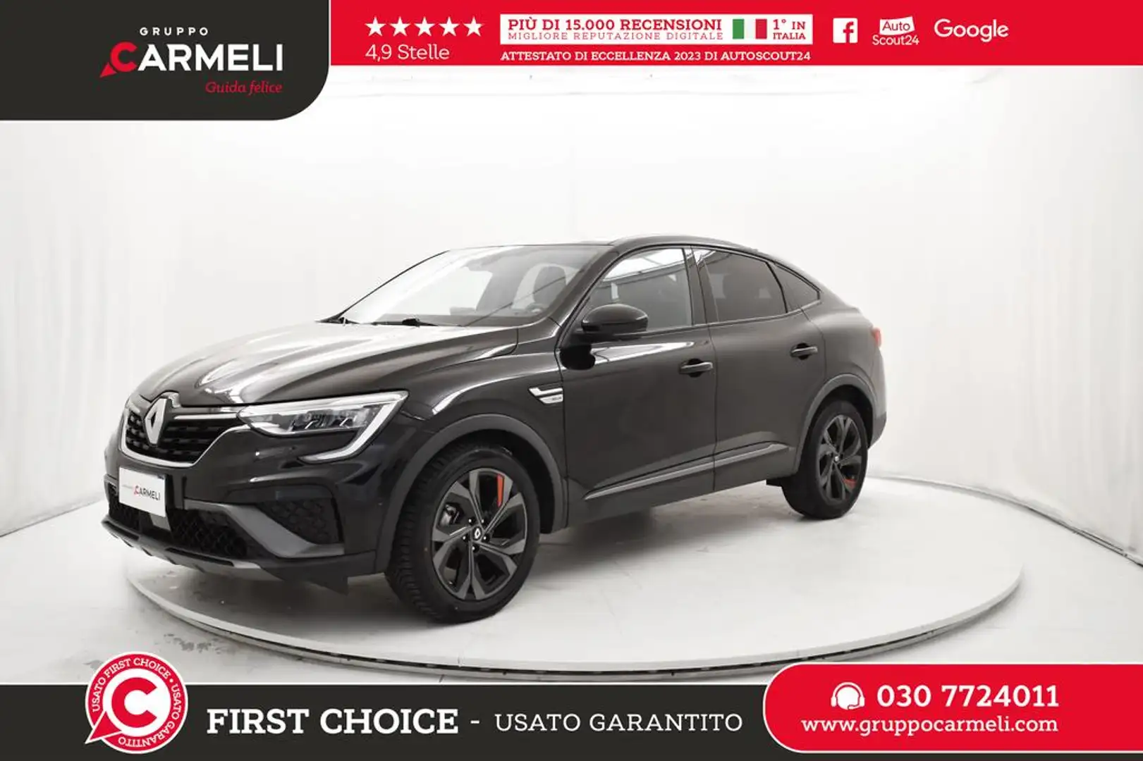 Renault Arkana 1.6 hybrid R.S. Line E-Tech 145cv Nero - 1