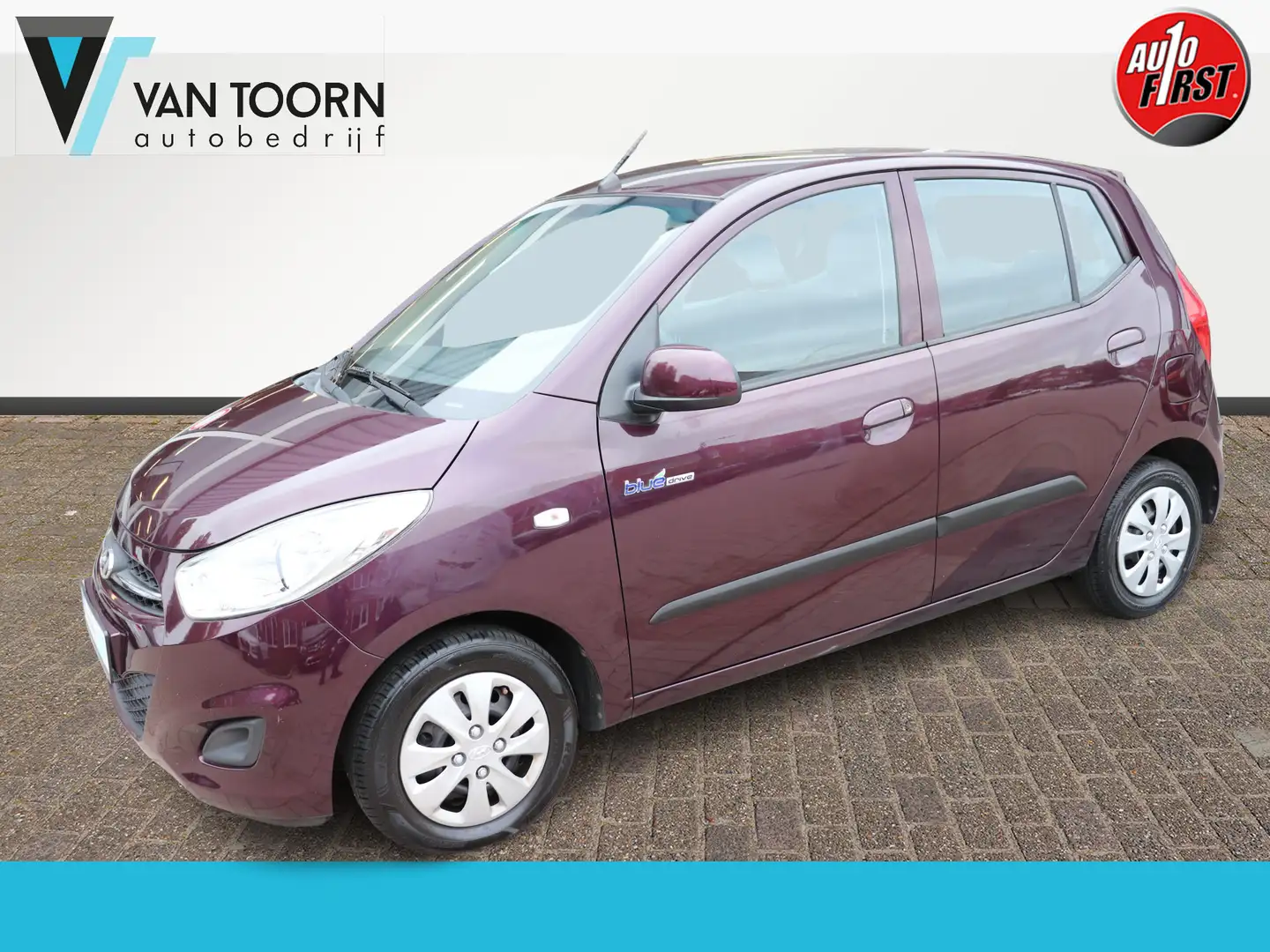 Hyundai i10 1.0 i-Drive Cool, Lage km stand! Mauve - 1