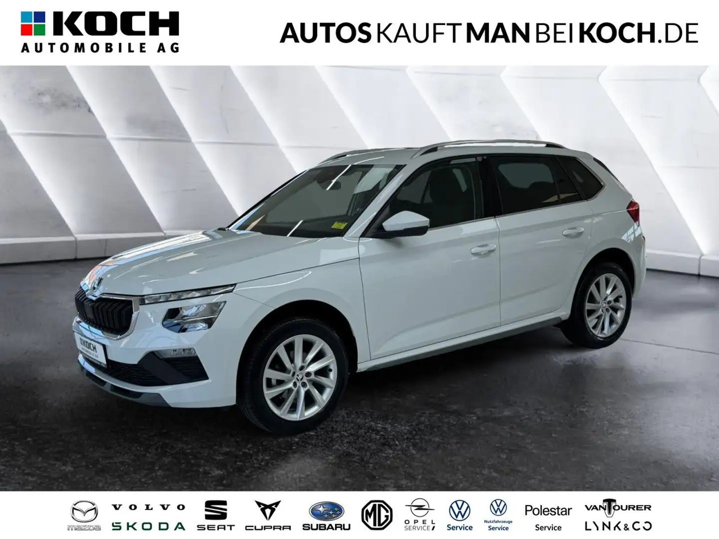 Skoda Kamiq 1.5 TSI SELECTION AHK LED LHZ SHZ PDC DAB Blanc - 1