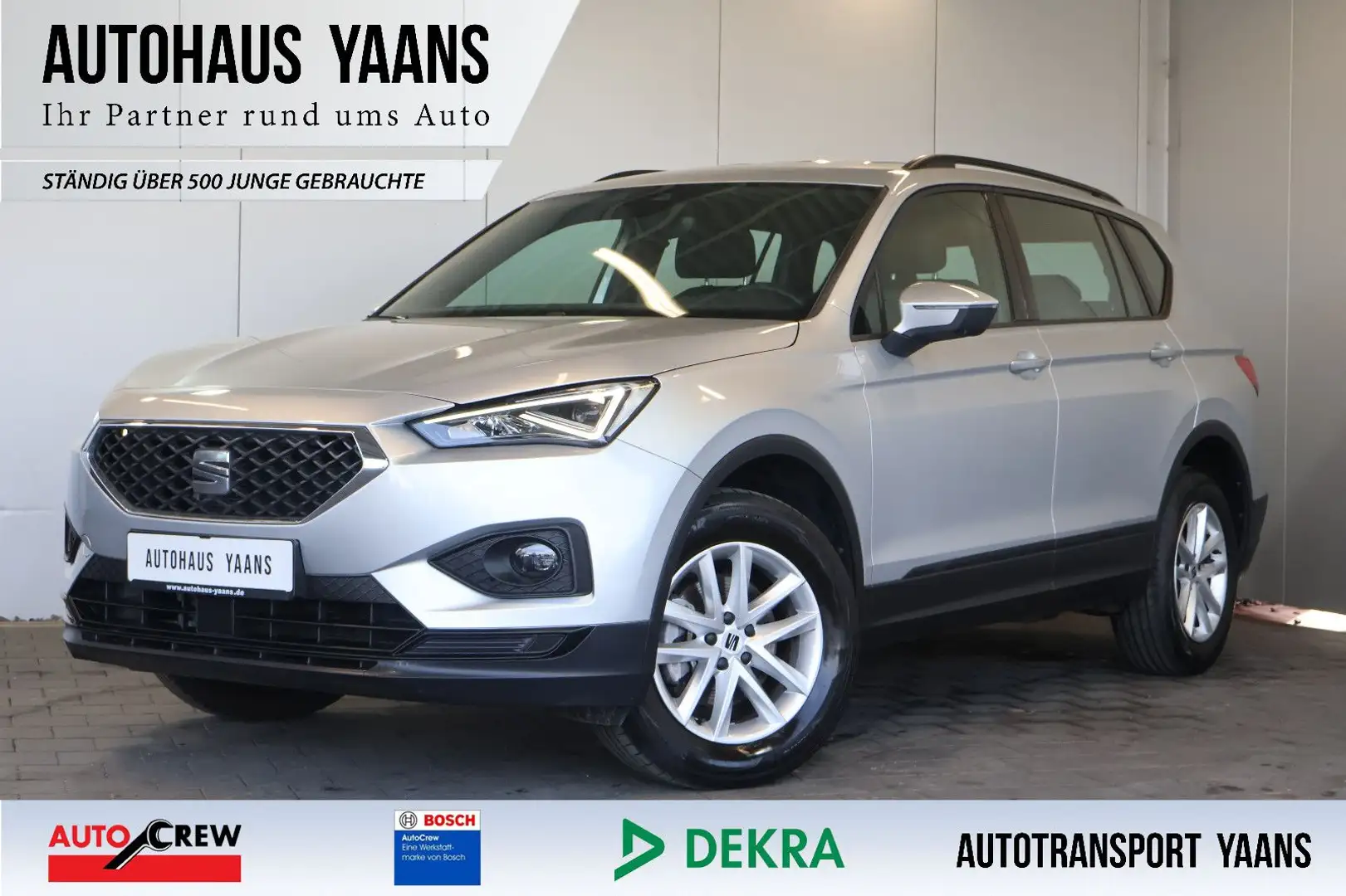 SEAT Tarraco 2.0 TDI Style AID+NAVI+LANE+LED+PDC+17" Silber - 1