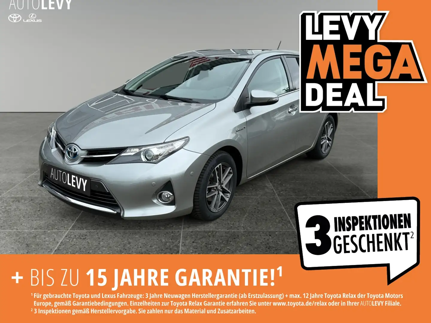 Toyota Auris 1.8 Edition *KAMERA*PDC*NAVI* Silver - 1
