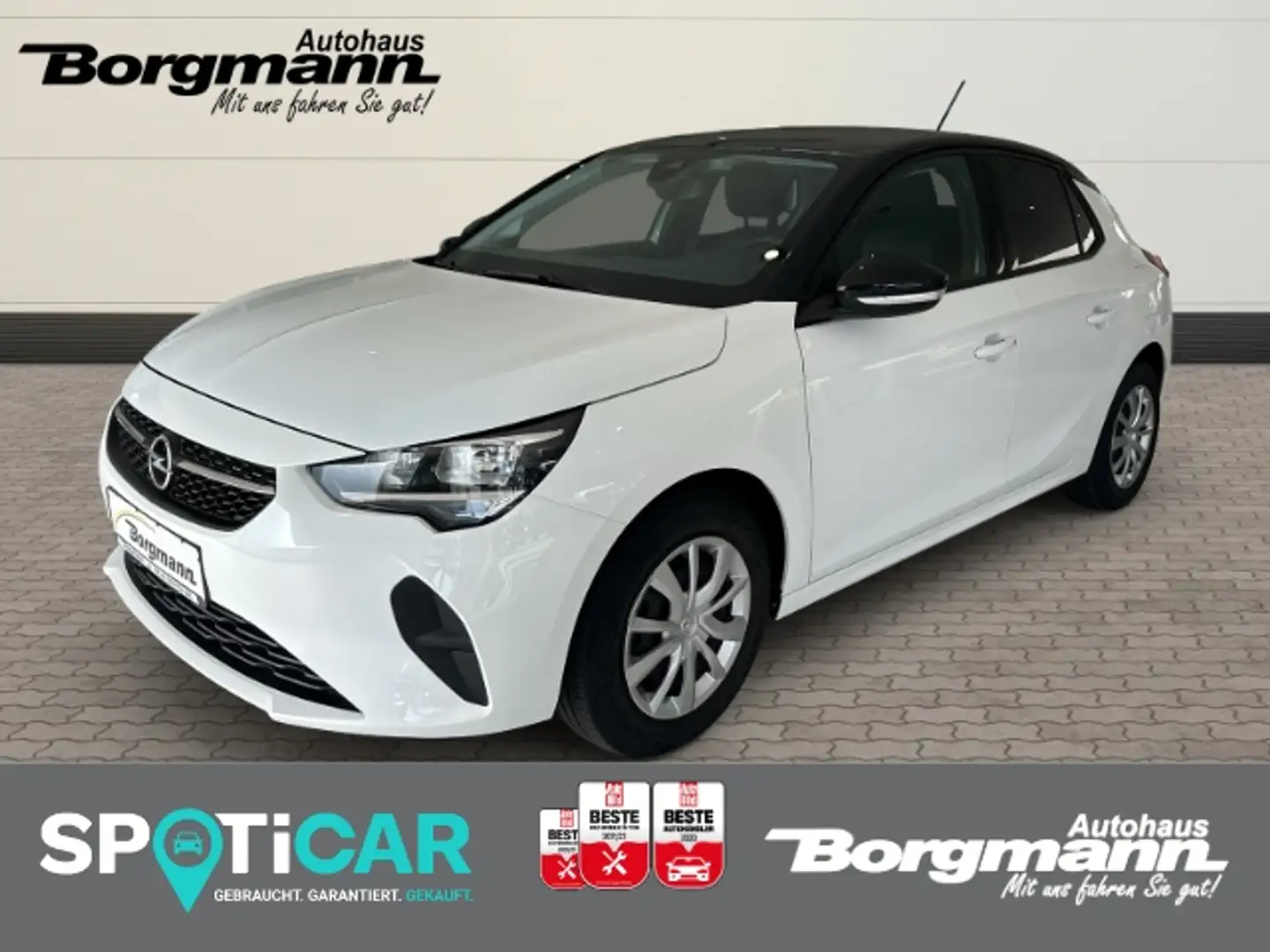 Opel Corsa F Edition 1.2 - Carplay - Rückfahrkamera - Tempoma Weiß - 1