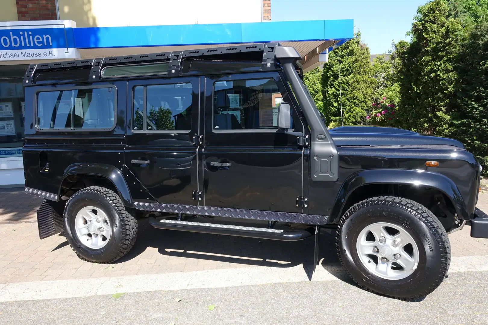 Land Rover Defender 110 E Station W. TD4 UNIKAT ORIGINAL *7.500KM !!! Noir - 1